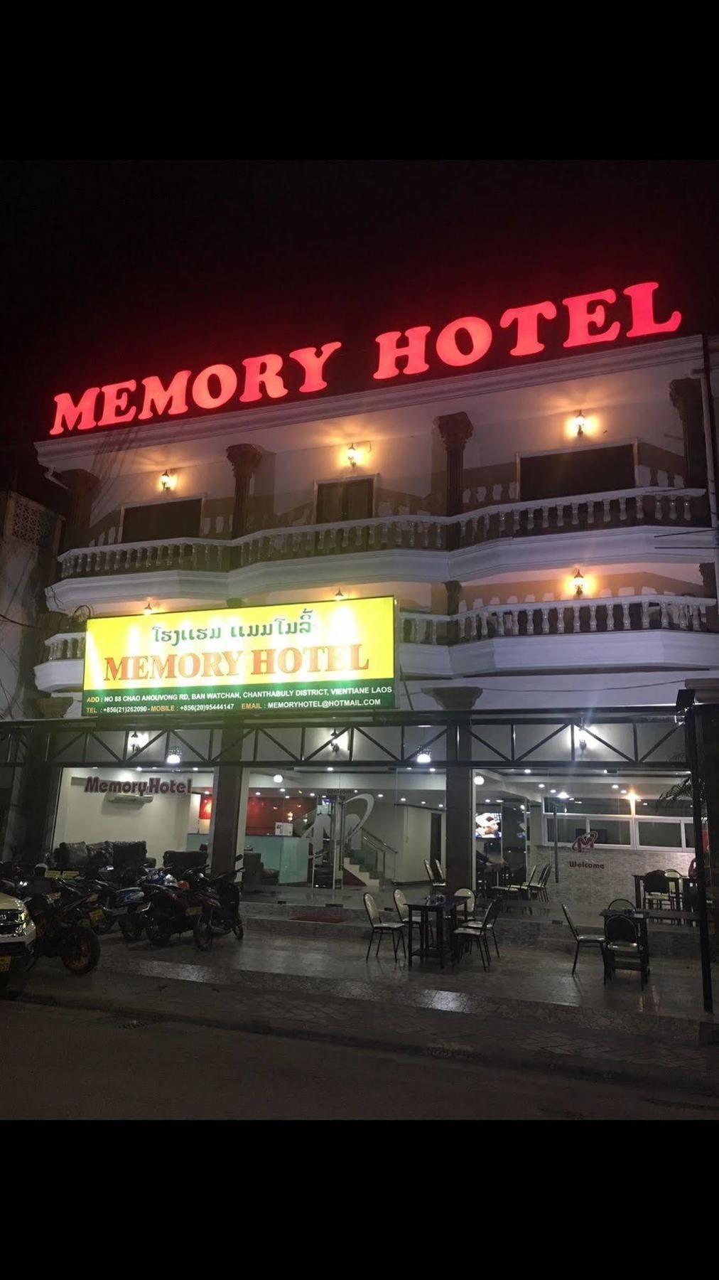 Vientiane Memory Hotel Bagian luar foto